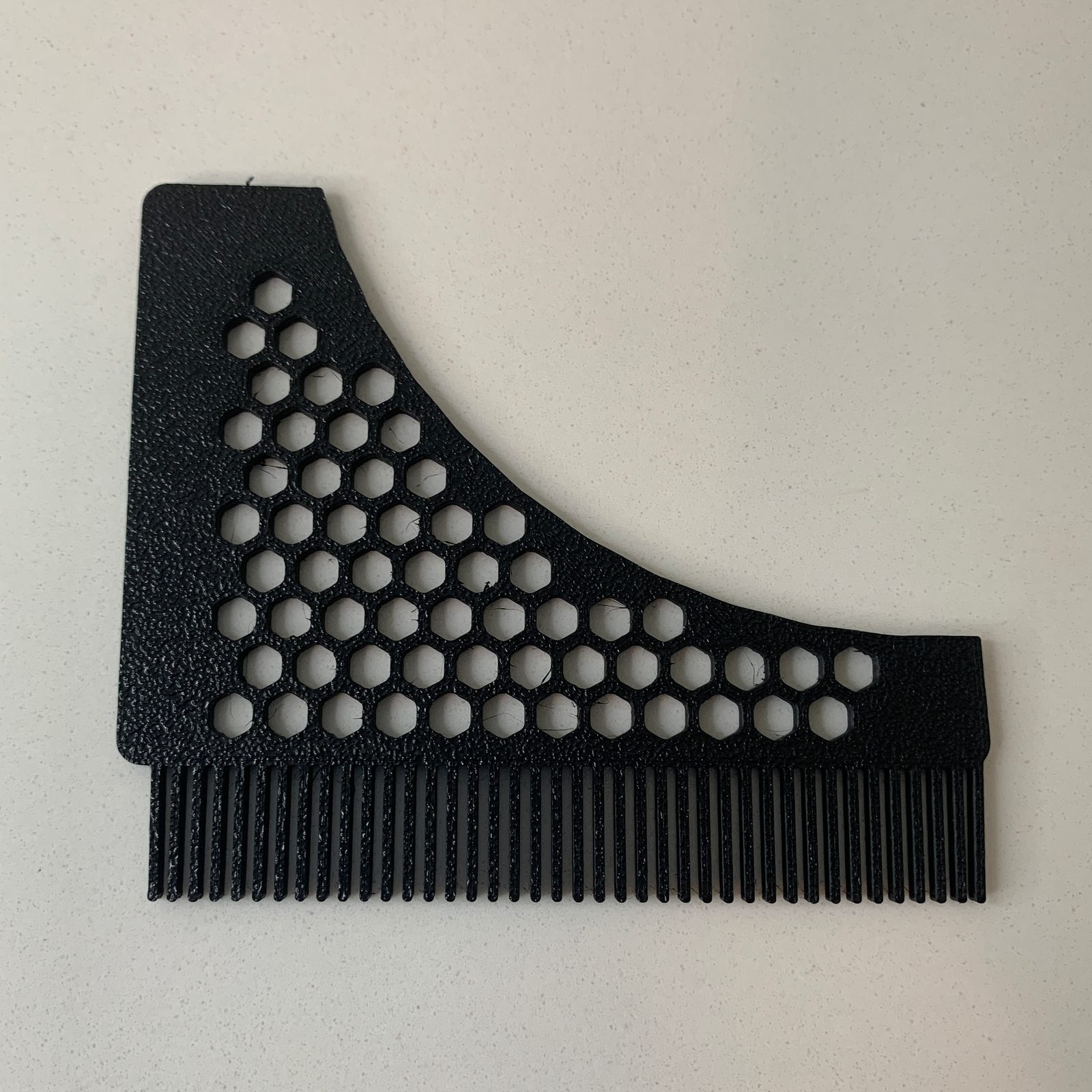 Beard Comb - 3D printed pocket comb for beards and moustaches