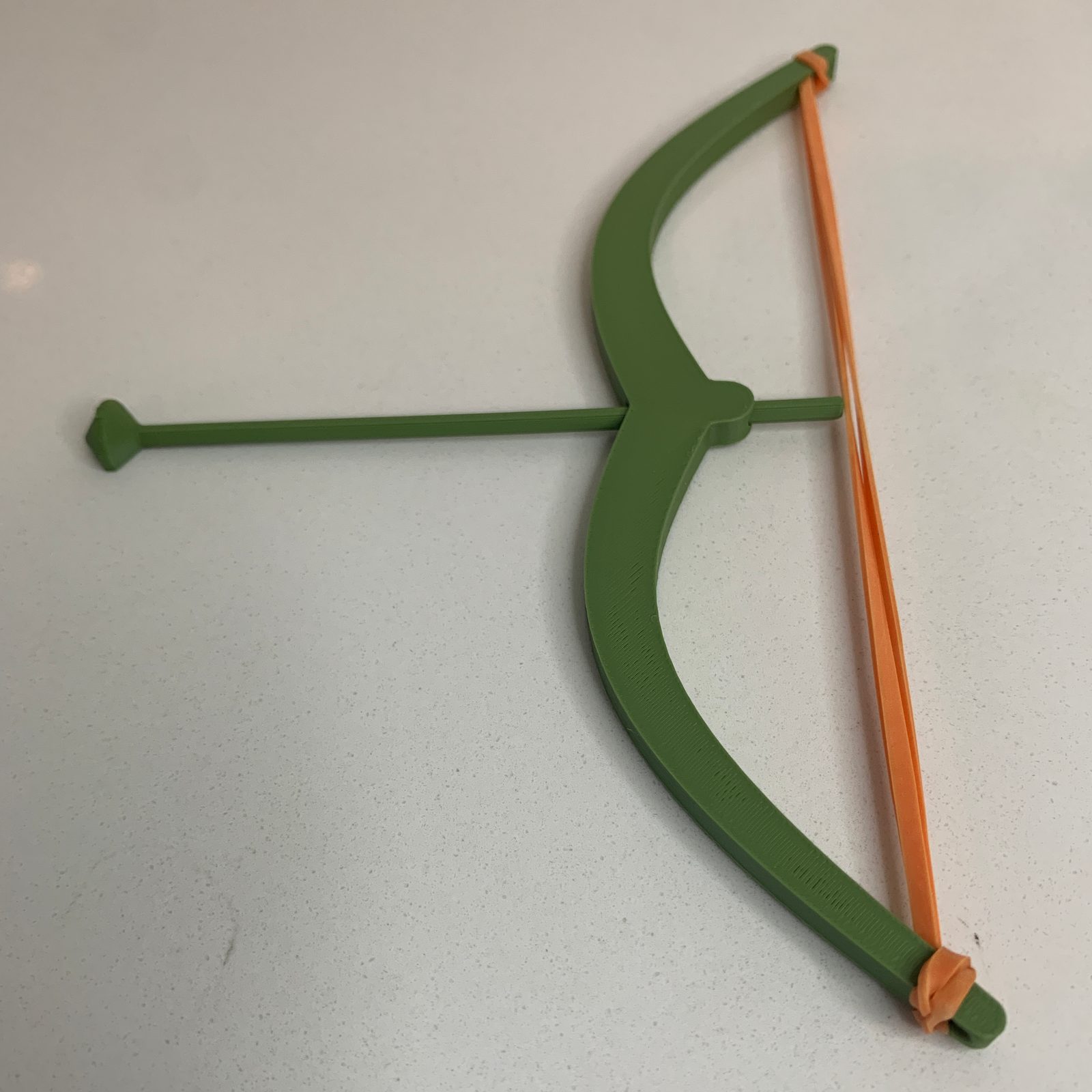 Print-in-Place Toy Bow and Arrow - 3D printed in Burlington, ON