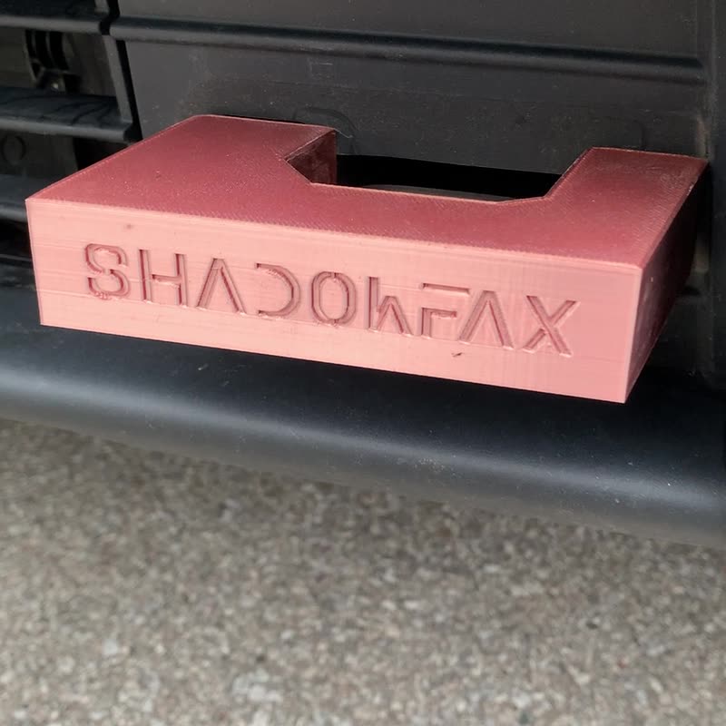 Cybertruck Front Tow Hook Cover - 3D printed in PETG or PLA