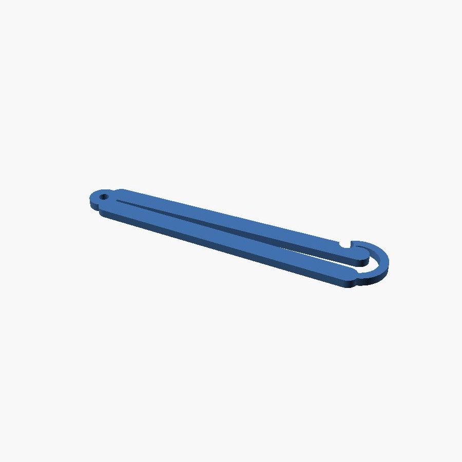 Bag Clip - one-piece 3D printed bag clip for chips and bread