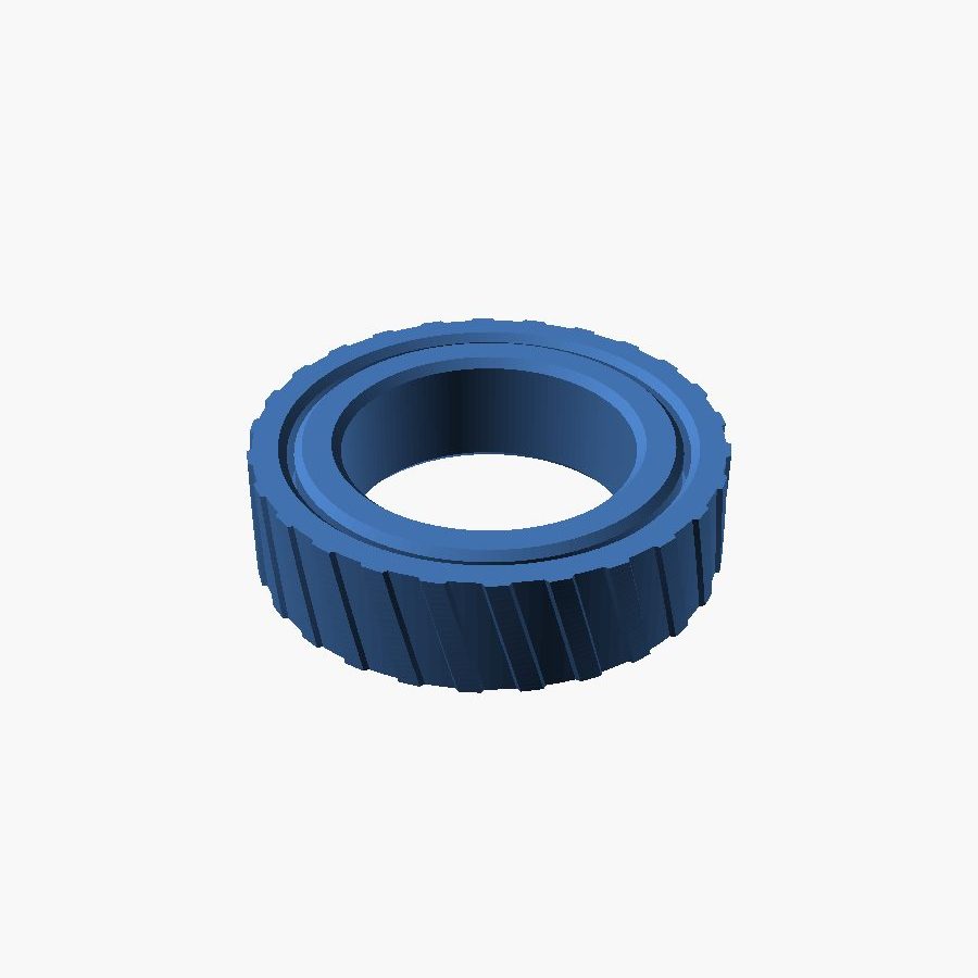 Spin Ring - 3D printed print-in-place fidget ring