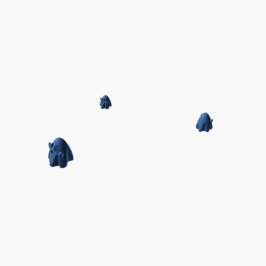 Cute Mini Ghosts