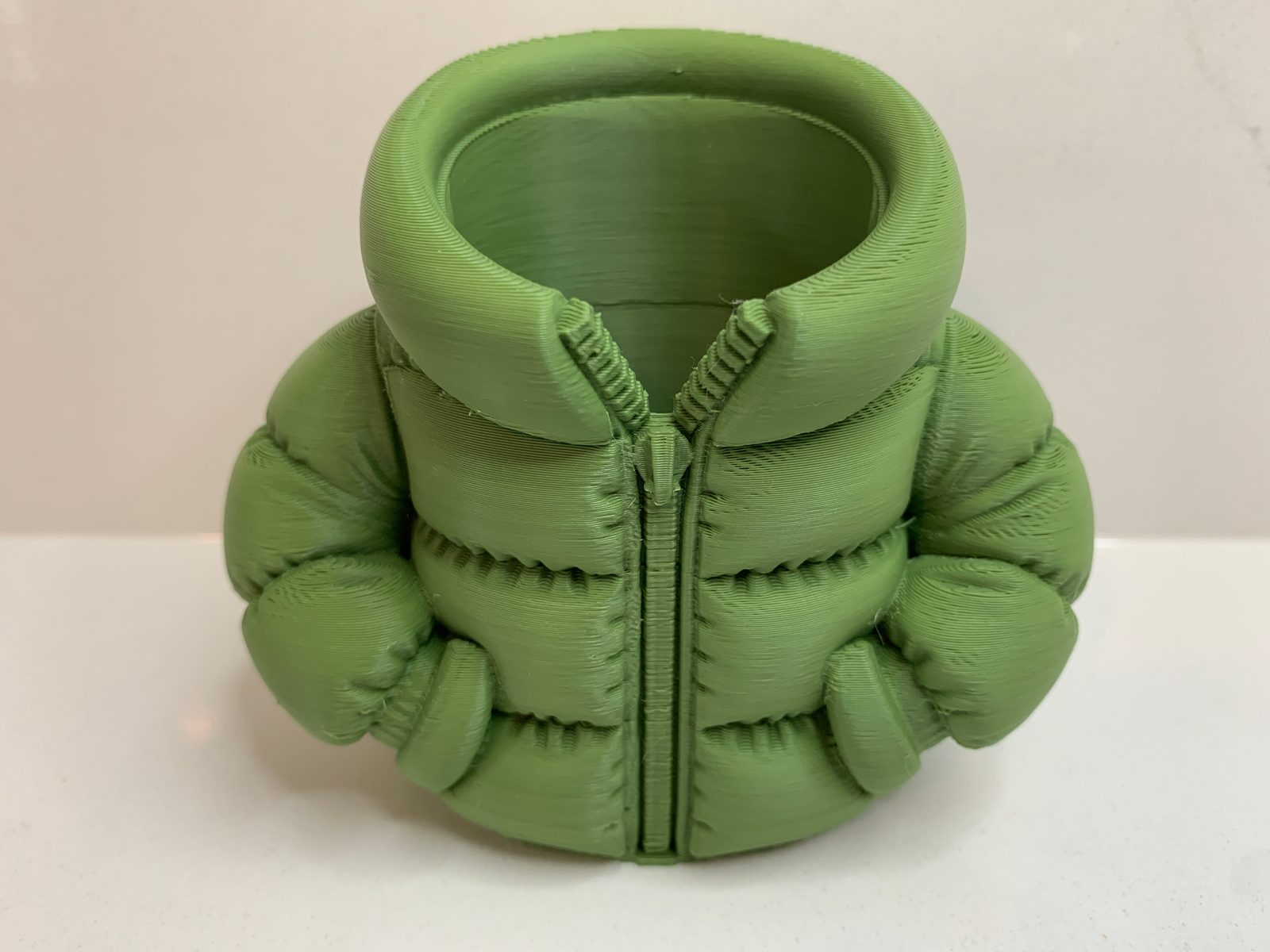 Puffer Jacket Pencil Holder