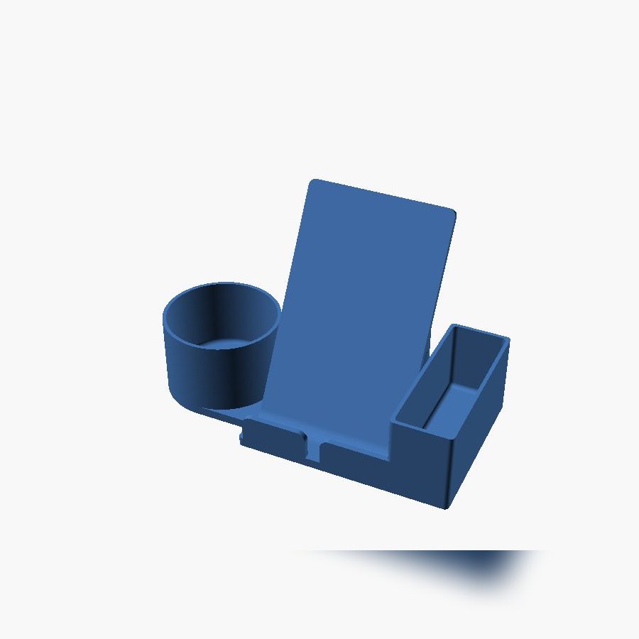 Deskmate – Modular Desk Organizer (Phone, USB)
