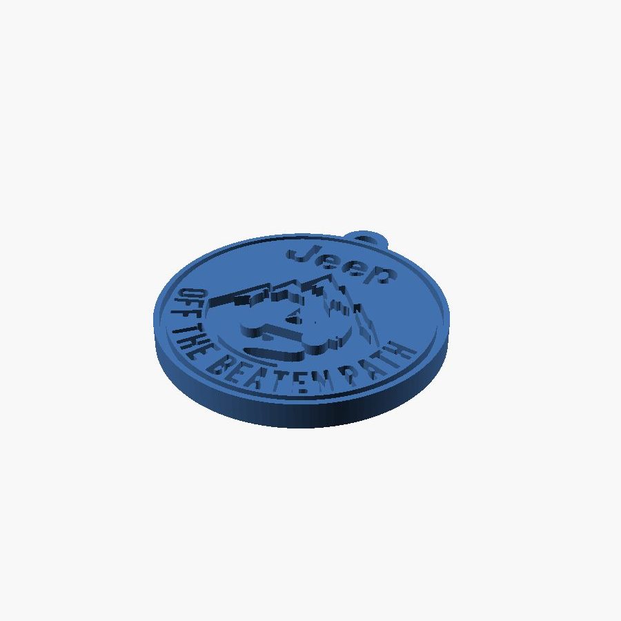 Jeep Set Keychain and Charm