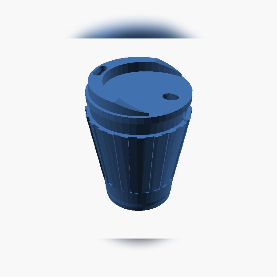 Coffee Cup Keychain