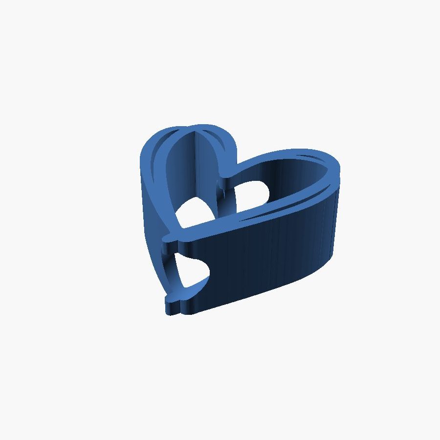 Heart Stanley Straw Topper