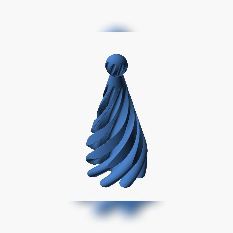 Santa Hat Spiral Fidget
