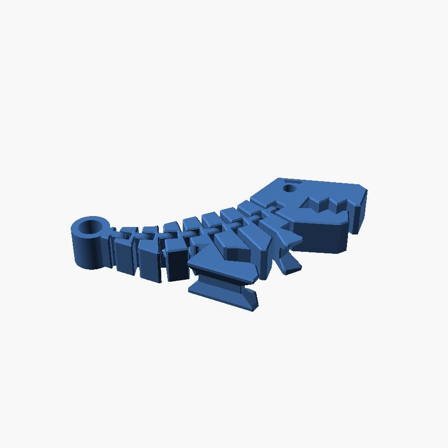 Flexi Rex Keychain