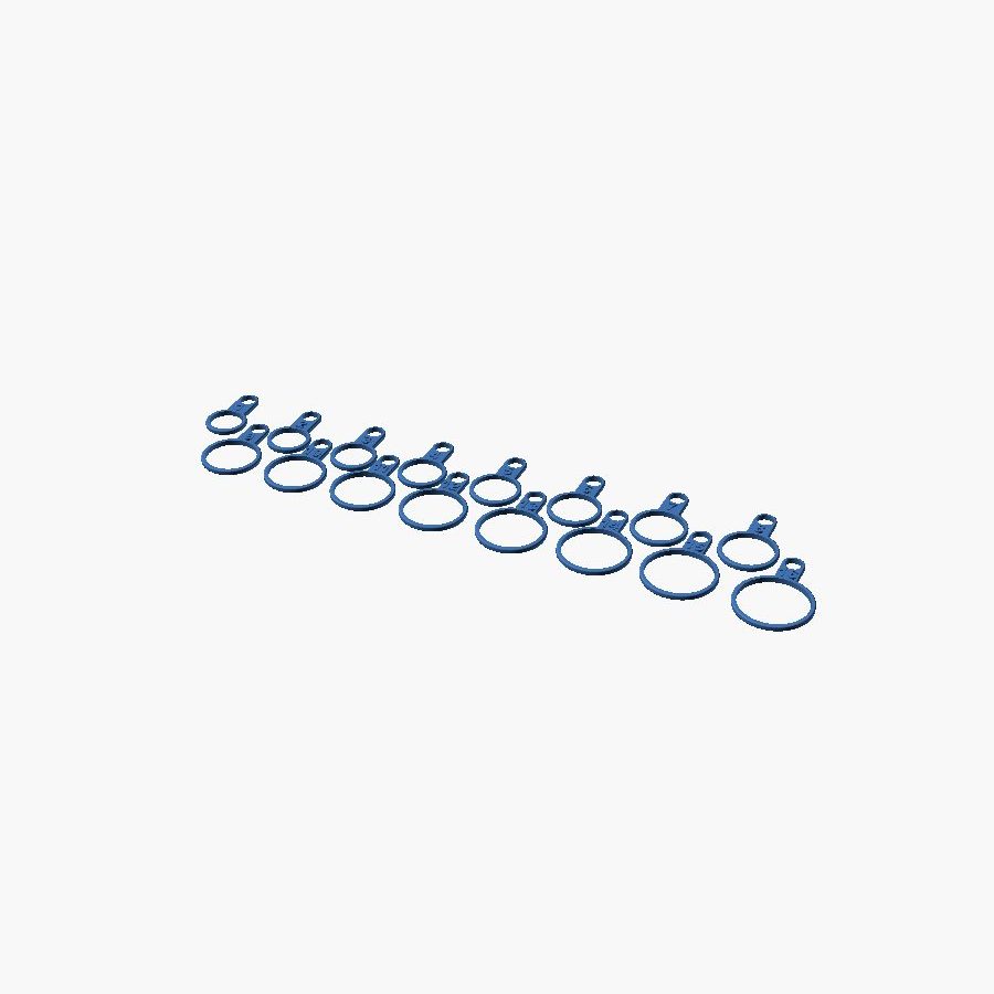 Ring Size Measuring Set