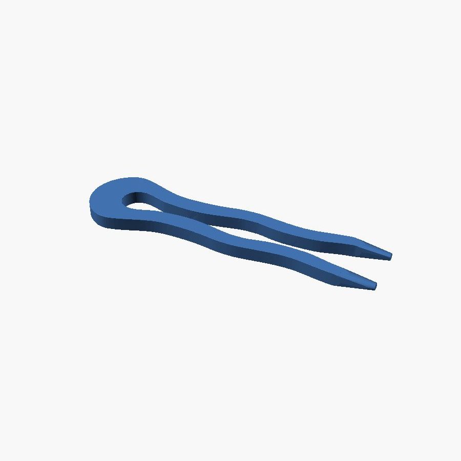Two Prong French Hair Pin