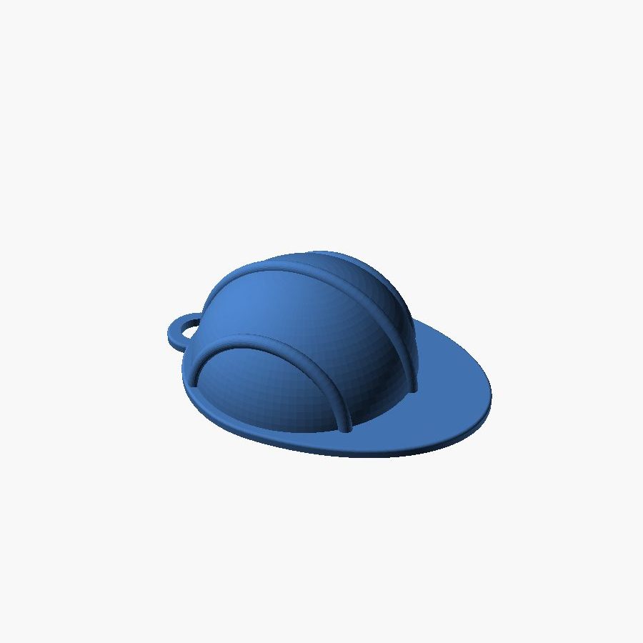Engineer Helmet Key Ring