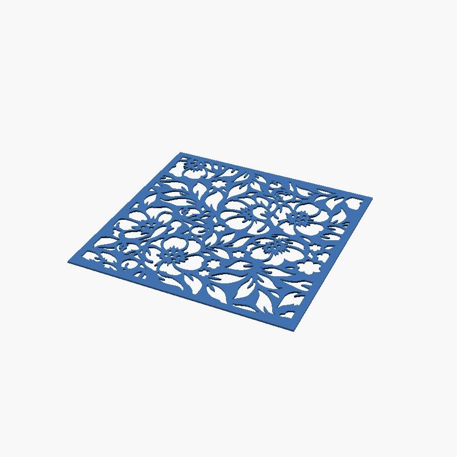 Petal Flower Stencil