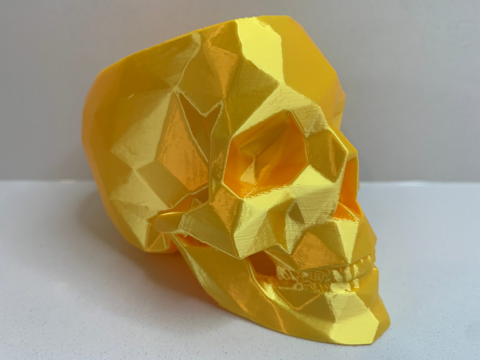 Low Poly Skull Planter