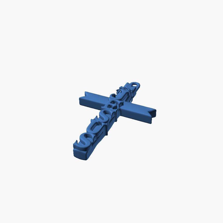 Jesus on Cross Keychain