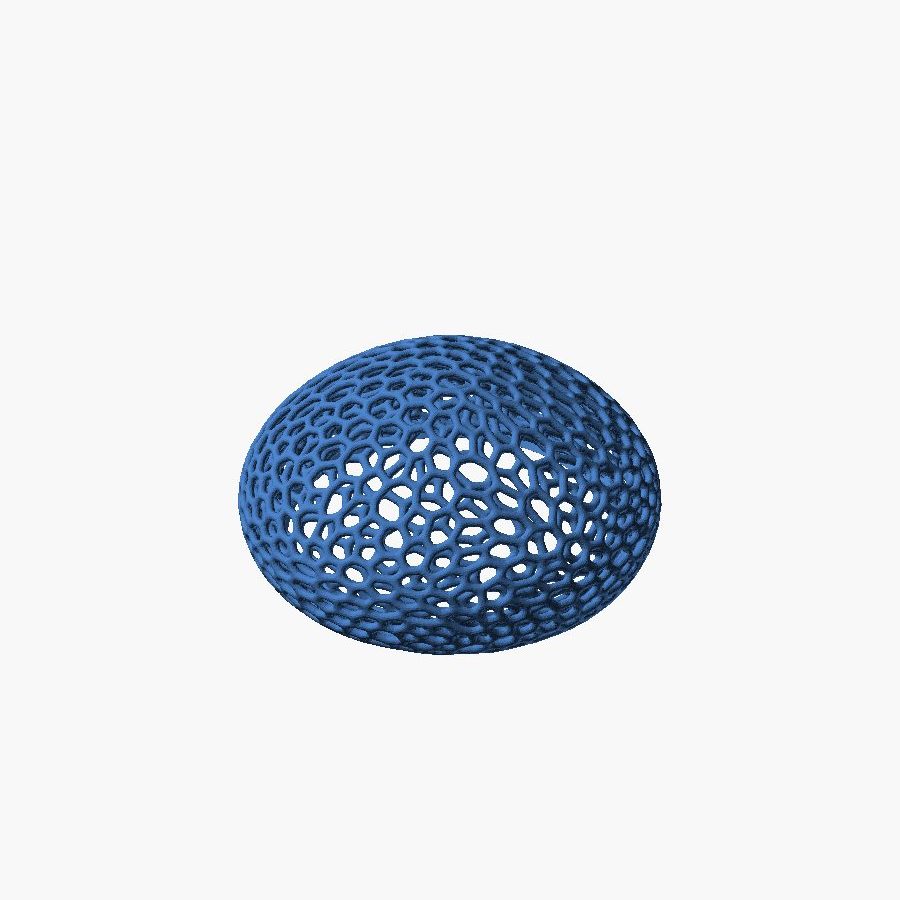 Voronoi Mushroom Lamp
