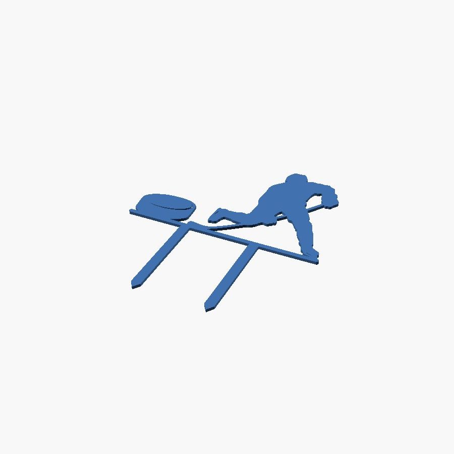 Hockey Cake Topper