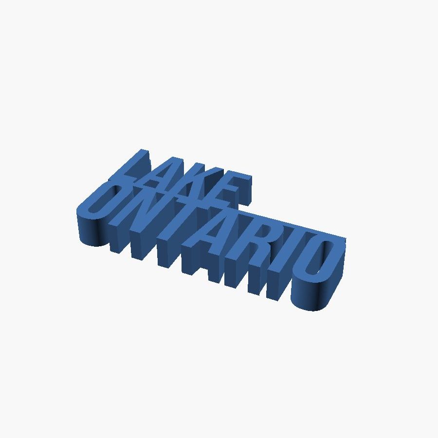 Lake Ontario Always Keychain