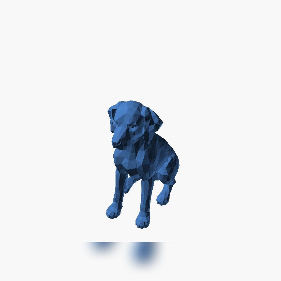 Low-Poly Dalmatian