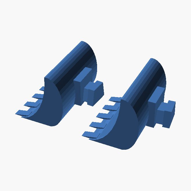 Bulldozer Croc Charm - 3D printed bulldozer shoe armour