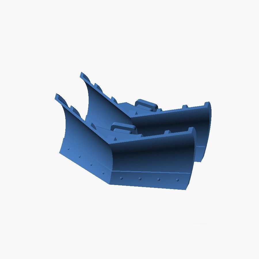 Snow Plow Croc Charm - 3D printed snow plow for clogs