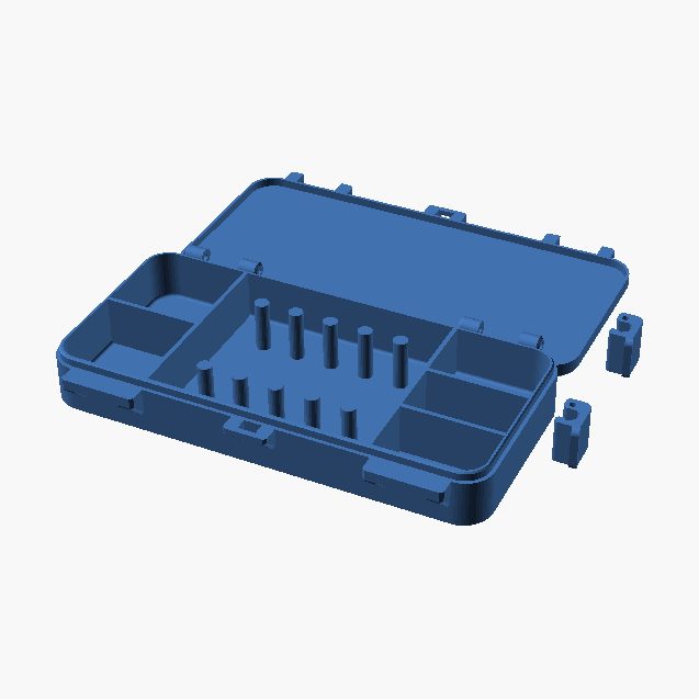 Travel Jewellery Box - 3D printed hinged ring box