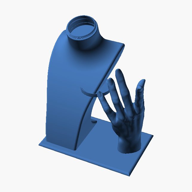 Jewellery Display Stand - 3D printed hand and bust display