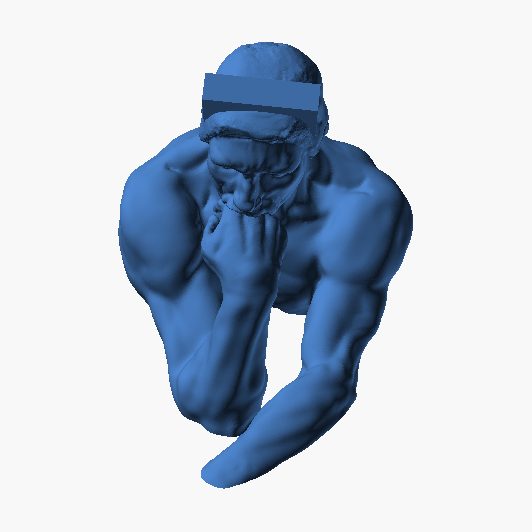 The Thinker Glasses Holder - 3D printed desk eyewear stand