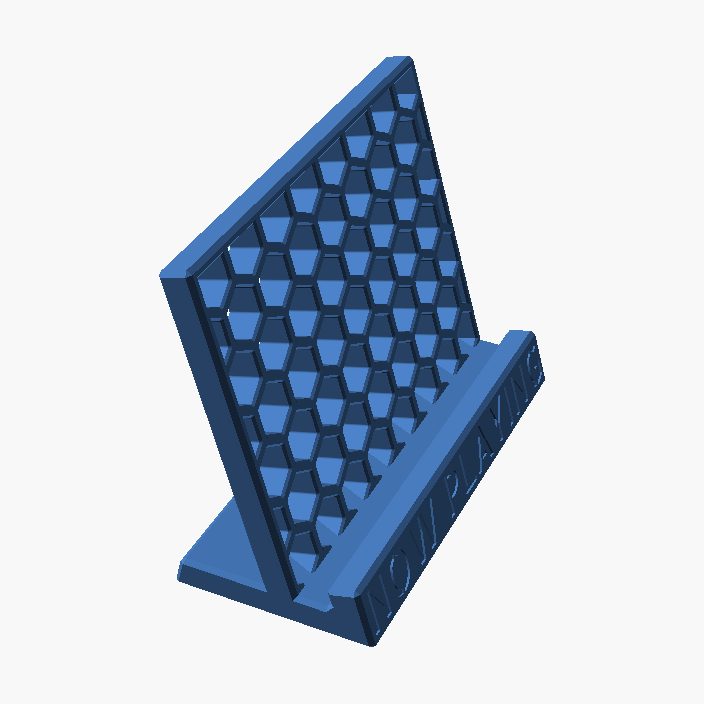 Now Playing Record Holder - 3D printed LP display stand