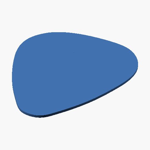 Pick Jesus Guitar Pick - 3D printed plectrum