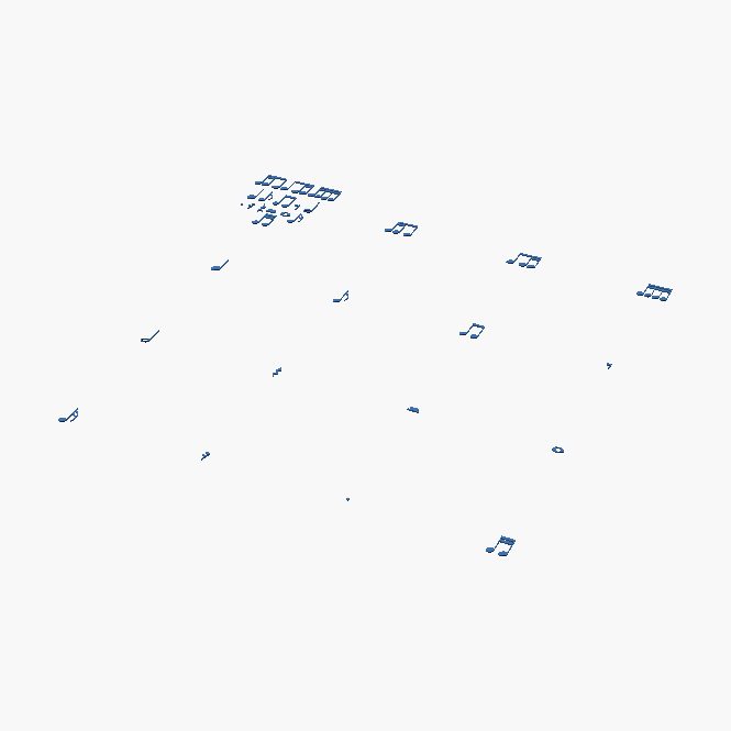 Music Notes - 3D printed wall music notes