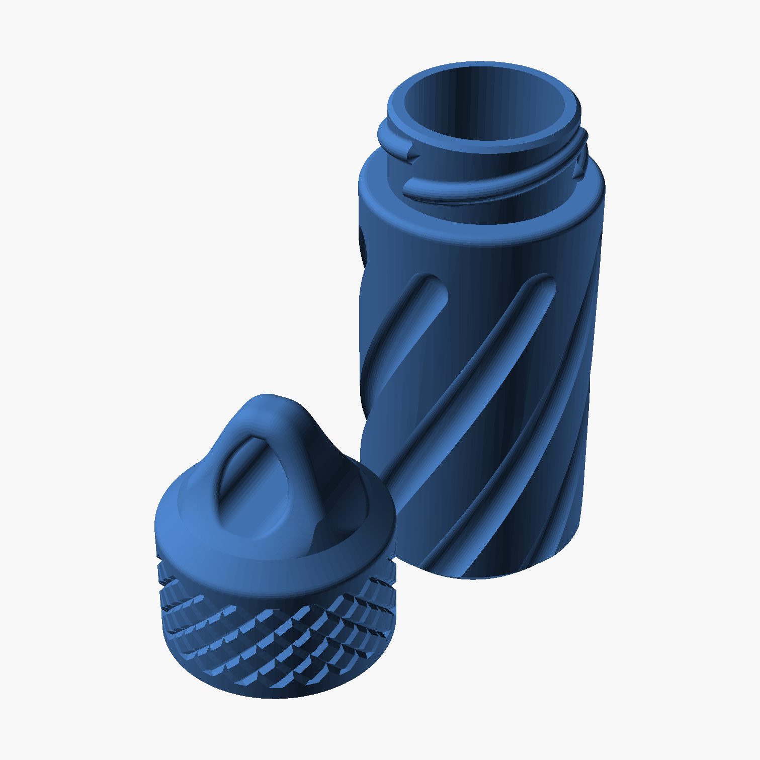Waterproof Capsule - 3D printed EDC container, 6 sizes