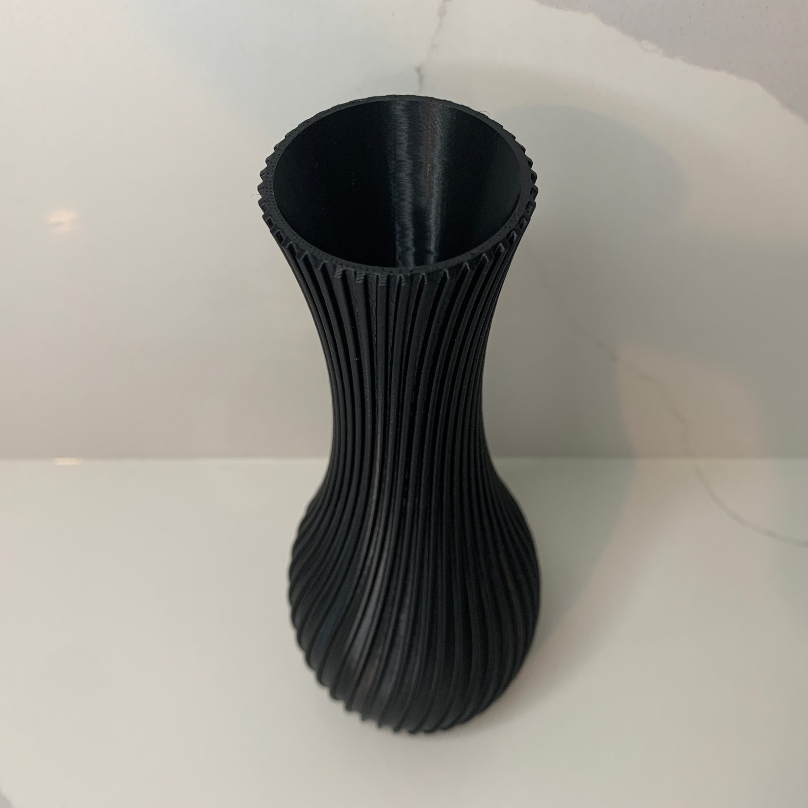 Delicate Decorative Vase - 3D printed fluted vase