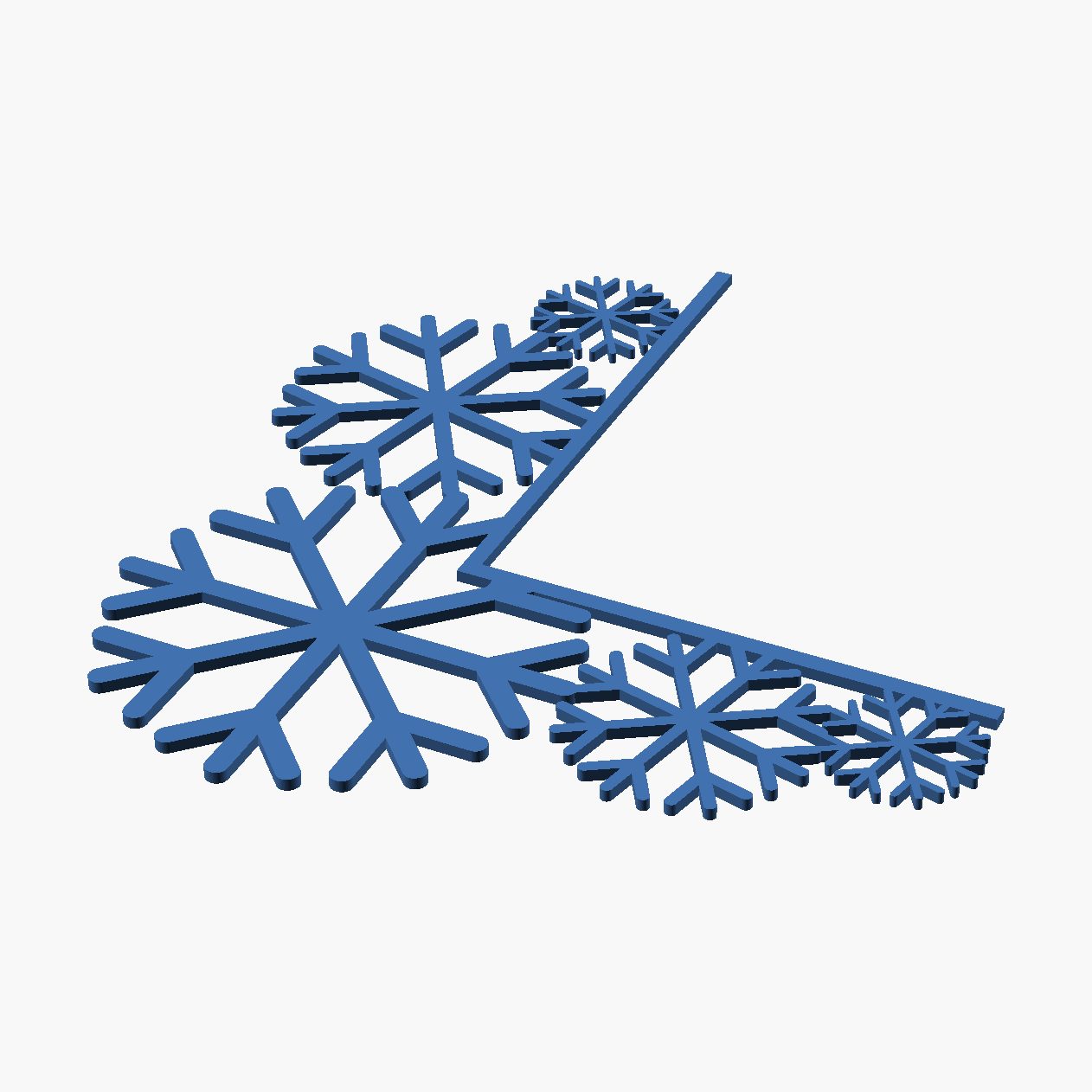 Snowflake Door Corner - 3D printed Christmas door decor
