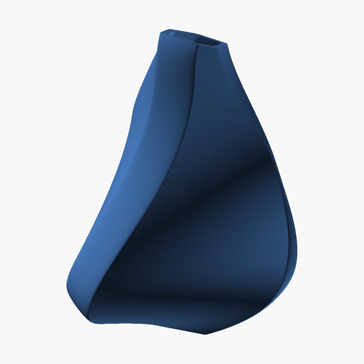 Kairos Flux Vase - 3D printed sculptural spiral vase