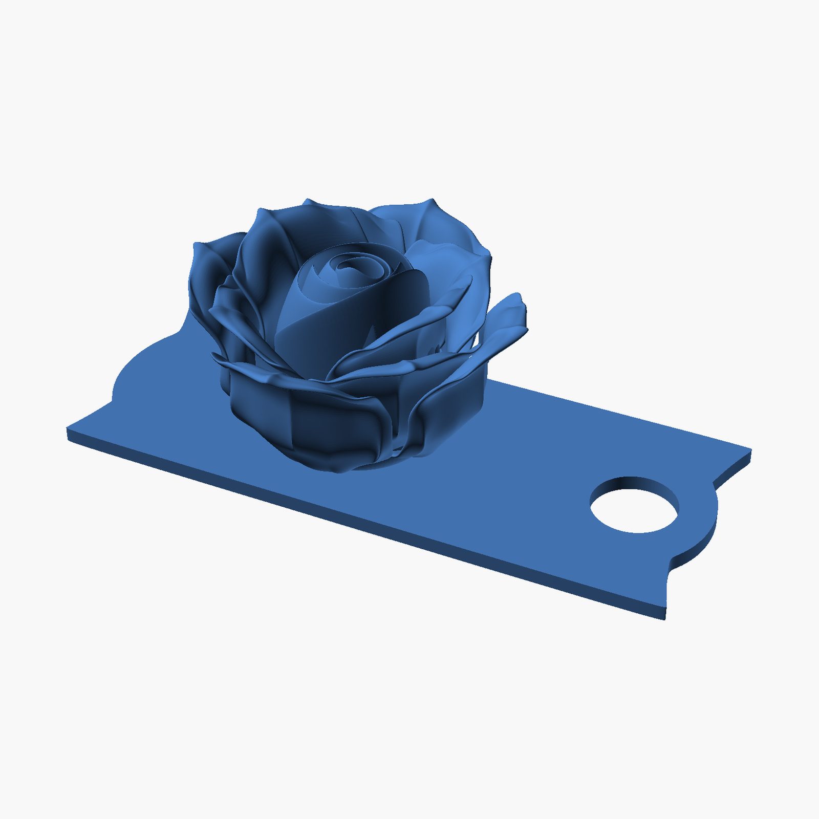 Rose Stanley Cup Lid Topper - 3D printed 40 oz cup topper