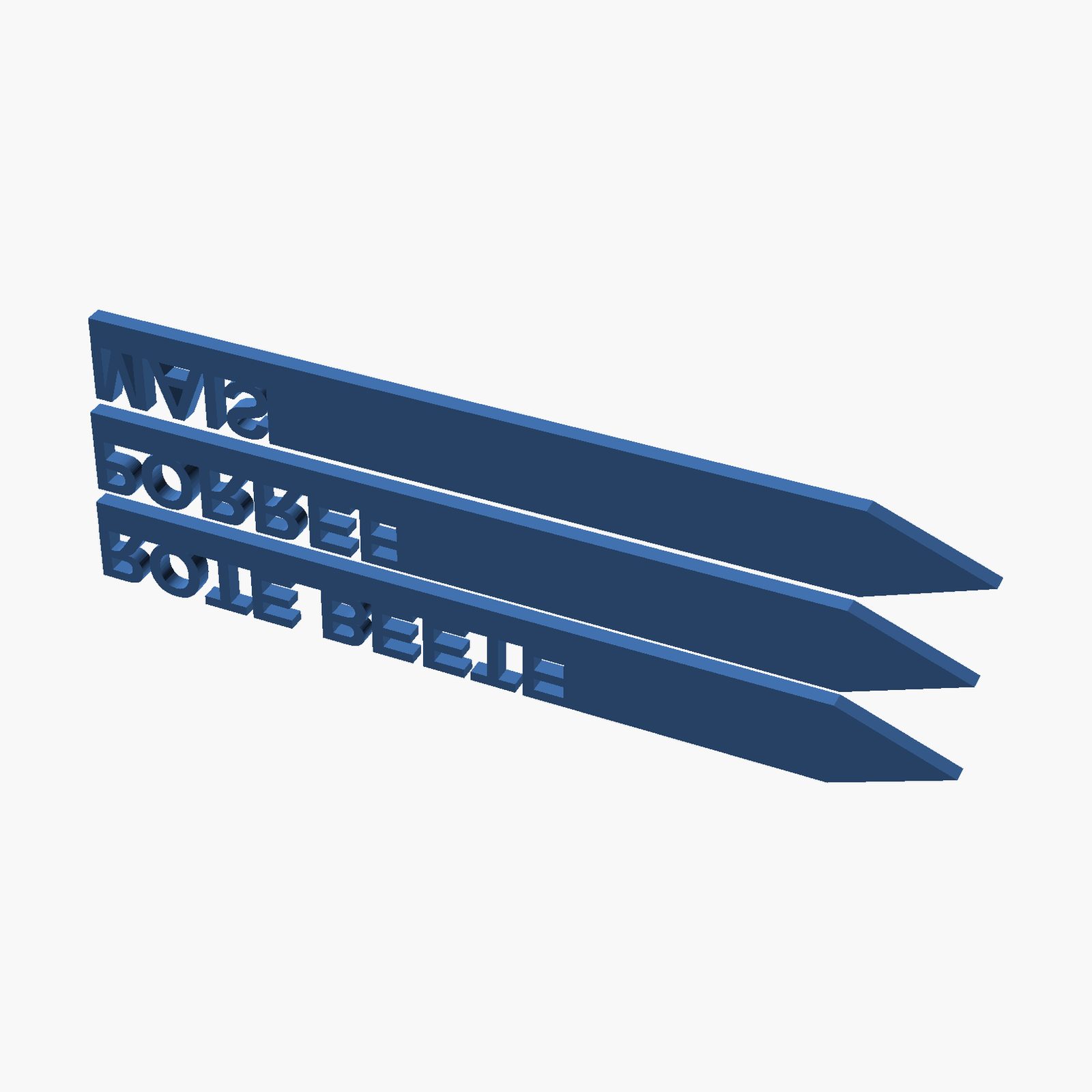 Herb and Vegetable Garden Signs - 3D printed garden labels