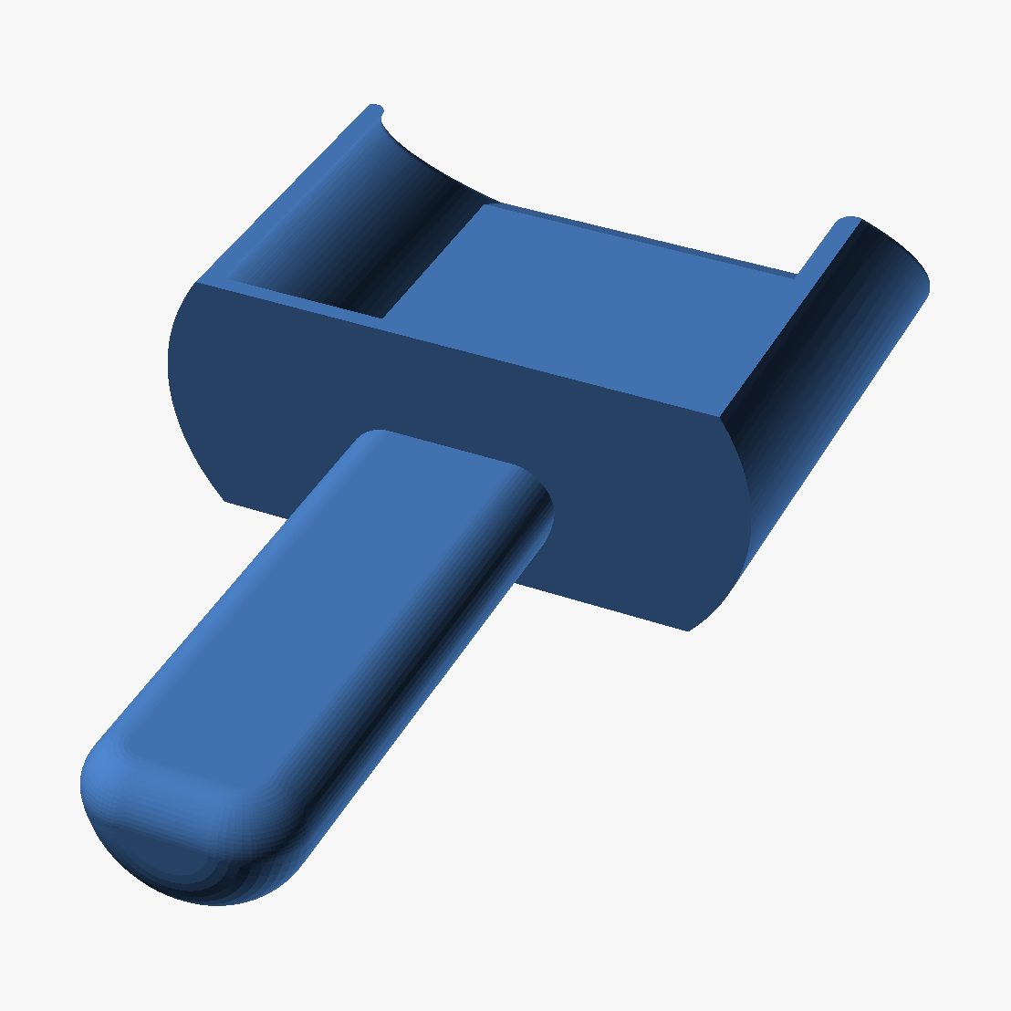 Feeding Scoop - 3D printed scoop for bird feeders and seed bags