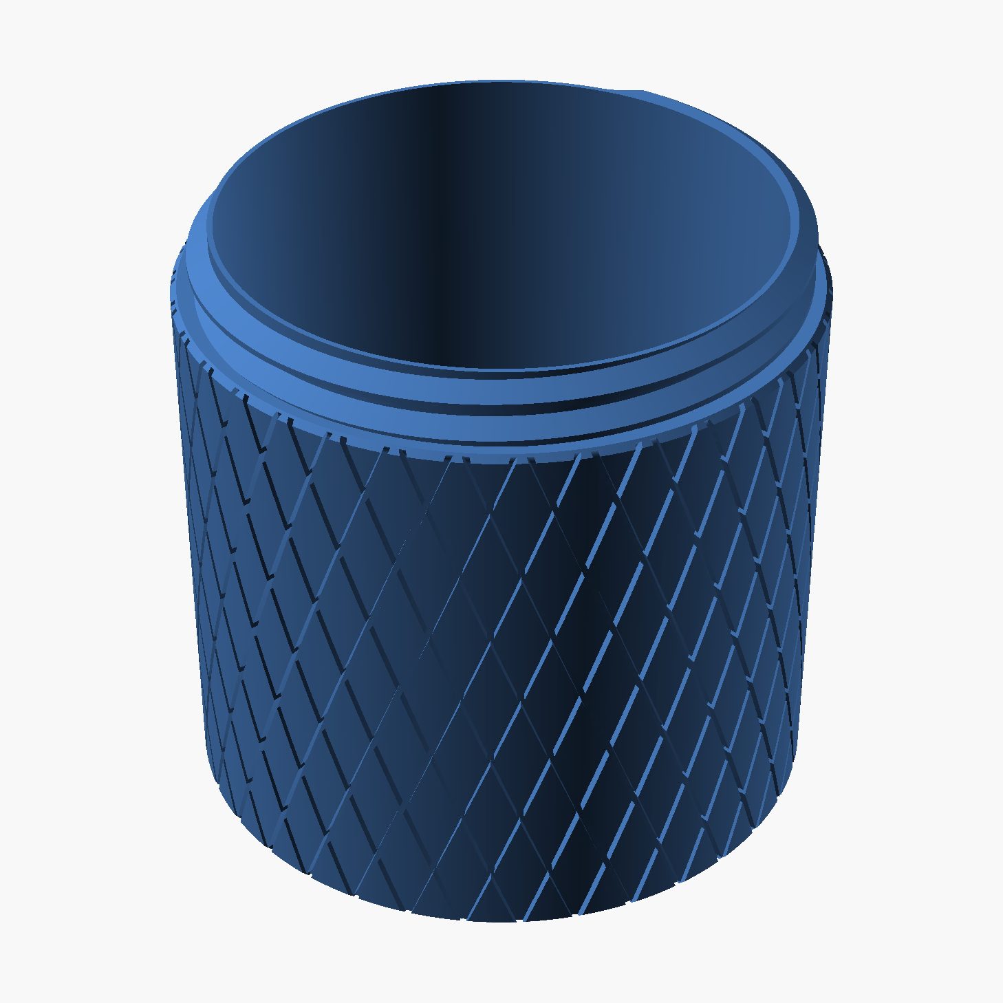 Tabletop Trash Can - 3D printed small bin with a lid